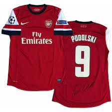 Ended (tomorrow, 9:17) from united states. Lukas Podolski Match Worn Arsenal Home Jersey Signed From The 2012 Uefa Champions League Match Wh