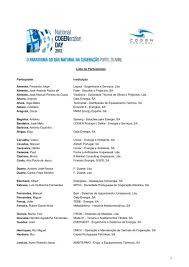 Esta é a página institucional da rui eloi unipessoal lda. Lista Participantes Cogen Day Cogen Portugal