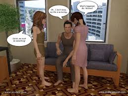 Page 3 | drawingincest_com-comicsa-daughter-and-her-friend-help-father-to-overcome-depression  | Erofus - Sex and Porn Comics