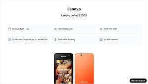 Lenovo LePad S2005 Full Device ...