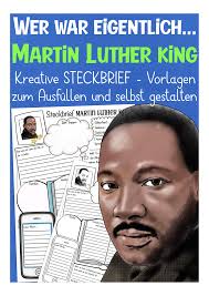 Martin Luther King Steckbrief Black Lives Matter Unterrichtsmaterial In Den Fachern Ethik Sachunterricht In 2020 Martin Luther King Luther Geschichtsunterricht