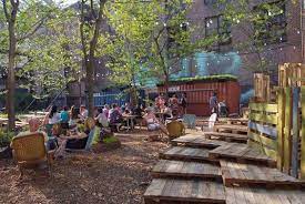 Pop Up Beer Garden Philadelphia Usa Groundswell Design Group Beer Garden Landscape Architecture Beer Garden Ideas