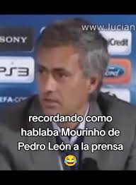 Mourinho Extraña A Pedro Leon