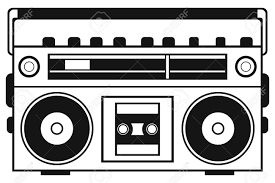 Image Result For Boombox Template Boombox Drawing Boombox Ghetto Blaster