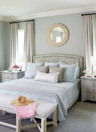 Soft blue bedding tones down the boldness of the wall color. 330 Blue Gray Decor Ideas Home Decor Interior Design
