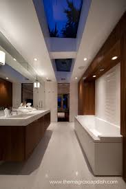 Modern Bathroom Design With Skylights Modern Bathroom Design Skylights Skylight Soap Modern Bathroom Design Bathroom Interior Design Modern Master Bath