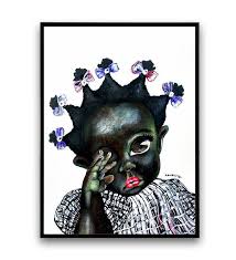 Black And White African Art African Girl African Art Portrait Painting Black And White African Art Portrait Painting Black And Whit African Art Black And White Drawing Portrait Drawing