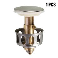 Keeney's deep thread kitchen sink strainer features a power ball basket for a quick, secure connection every time. 2 Pcs Universal Wash Basin Bounce Drain Filter No Overflow Pop Up Bathroom Sink Drain Plug With Basket Universal Kitchen Bathroom Strainer Sink Drain Stopper Bathroom Sink Bathtub Accessories Kitchen