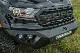 Not suitable for wildtrak models!!!matte black front bumper hood grille grill without logo for ford ranger 2019. New Ford Ranger 4x4 Lifted With Raptor Style Grill And Fabfours Bumper