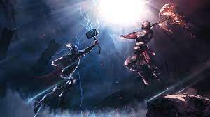 Feel free to send us your own wallpaper and we will consider adding it to appropriate category. Thor Vs Kratos 4k Ultra Hd Wallpaper Background Image 3840x2160
