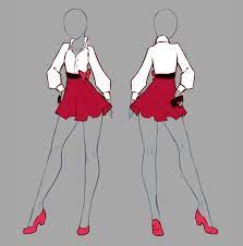 Anime Girl Abstract Dress