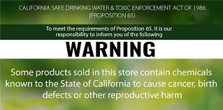 This product may contain a chemical known to the state of california to cause cancer or birth defects or other reproductive harm. Proposition 65 California Prop65 Dr Adrian Md
