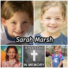 In the close-knit town of Mountain Brook, Alabama, the memory of 8-year-old  Sarah Marsh continues to ripple through the community like a quiet,  heartbreaking echo. Known for her bright personality and love