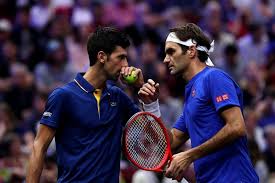Roger federer of sweden returns the ball to stan wawrinka of switzerland during day 6 of the western and southern open at the lindner family tennis center on august 17. 17 Year Old Novak Djokovic Federer Is The King Of Tennis Now But For Me It Ll Always Be Sampras