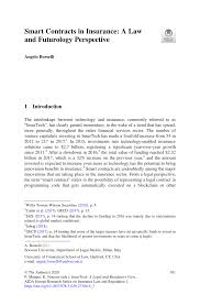 In the following article we will touch on the benefits of a mutual insurance company and provide our picks for the best mutual life insurance companies. Pdf Smart Contracts In Insurance A Law And Futurology Perspective