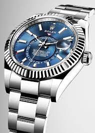 Introducing The New Sky Dweller In A White Rolesor Version With A Blue Sunray Finish Dial And An Oyster B Rolex Watches Luxury Watches For Men Watches For Men