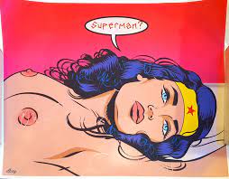 Wonder woman naked art