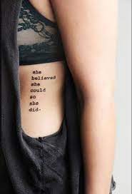 I don't know if there's something that would portray this emotional story in such a beautiful design than this tattoo. 160 Inspirational Quote Tattoos For Girls 2021 Words Phrases Sayings