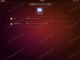 How To Install Discord On Ubuntu 18 04 Bionic Beaver Linux Linuxconfig Org