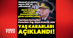 Yaş kararları açıklandı ve yaş terfi atama kararları araştırılmaya başlandı. Ijiun1rytigv1m
