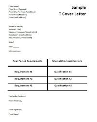 T Format Cover Letter Template Cover Letter Format Free