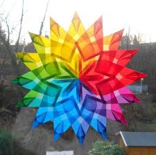 Fensterstern Nr 5 24cm Aus Dickem Papier Weihnachtsstern Basteln Basteln Weihnachten Schneeflocken Basteln