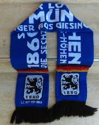 1860 münchen fans beim sv meppencrfotos. Tsv 1860 Munchen Germany Football Clubs Scarf Football Fans Vintage Scarf Ebay