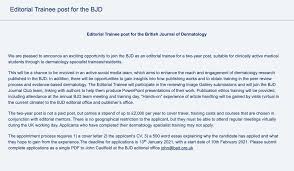 Compare all the dermatology clinics and contact the dermatologist in kent, uk who's right for you. Bjd On Twitter Our Editorial Trainees Are A Great Team Focused On Reaching Out To Dermatologists Patients Students Academics Vis Socialmedia We Re Looking For Our Next Team Check Out The