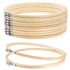 Caydo 12 Pieces 12 Inch Embroidery Hoops Wooden Round Adj Https Smile Amazon Com Dp B07r6l2373 Ref Large Embroidery Hoop Cross Stitch Hoop Embroidery Hoop