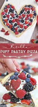 Nutella Puff Pastry Pizza An Easy But Delicious Dessert Puff Pastry Nutella White Chocolate And J Nutella Puff Pastry Puff Pastry Recipes Nutella Recipes