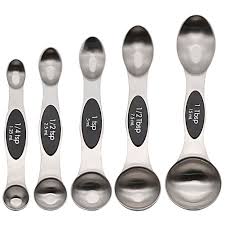 Per cooking expert kimberly stakal with organic authority, liquid conversions are fairly straightforward. Magnetic Measuring Spoons Set Greesuit Cooking Tablespoon Set Of 5 Double Sided Stainless Steel For Liquid And Dry Ingredients Cooking And Baking Black Buy Online In Andorra At Andorra Desertcart Com Productid 61158536