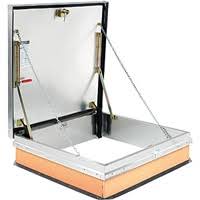 Type e roof hatches, 36 x 36 (914mm x 914mm), are ideal for applications requiring roof access slightly larger than the typical 36 x 30 opening. Bilco Roof Hatches Commercial Roofing Specialties