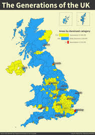 Northern Ireland Dominated By Generation X Study Finds Map Of Britain Map European Map