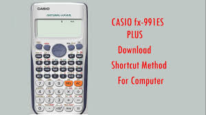 I  want to modify my casio 991ms scientific calculator so that it can store tex files.i think a external memory card and prorgramming will do tthis plzz any one can help me?? Download Casio Fx 991es Plus For Computer Youtube