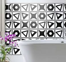 Vintage fliesen aufkleber deko fliesenfolie fliesensticker für bad küche ein schwarz und weiß badezimmer fliesen aufkleber | badezimmer fliesen aufkleber. Fliesenaufkleber Die Deko Fur Kuche Und Bad Tenstickers