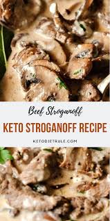 Keto Beef Stroganoff Recipe With Sour Cream Keto Diet Rule Recipe Best Beef Stroganoff Stroganoff Recipe Keto Beef Recipes