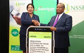 Click on the links above to access the various self service options for both members and employers. Nssf Partners With M Pesa In Cashless Drive Innovation Village Technology Product Reviews Business