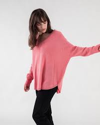 Carole benaroya et stephanie eriksson. Pull Cachemire Col V Oversize Liquette Rose Azalee Pull Misha Femme Kujten Cachemire
