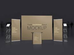 Download Free Trade Exhibition Stand Mockup Creativebooster PSD Mockup Templates