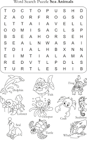 Word Search Puzzle Sea Animals Download Free Word Search Puzzle Sea Animals For Kids English Worksheets For Kids Word Puzzles For Kids Worksheets For Kids