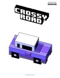 As part of a special promotion for their new game, they are offering. Crossy Road Coloring Page Super Fun Coloring