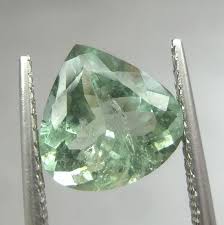 5 1 Carat 12 3x12 1x7 3 Mm Faceted Green Color Aquamarine Heart Shape Loose Gemstone Rare Green Aqu Crystals And Gemstones Aquamarine Birthstone Gemstones