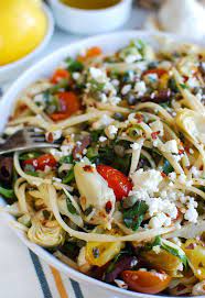 Mediterranean Pasta Recipe Mediterranean Pasta Pasta Dishes Vegetarian Pasta