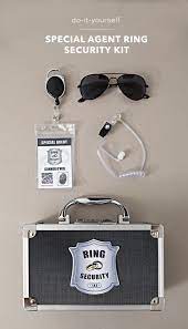 Make Your Own Special Agent Style Ring Security Kit For Your Ring Bearer Wedding Proposals Ring Bearer Wedding Ring Security