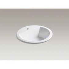 kohler round drop in bathroom sink with