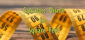 calculate dismil to square feet sq ft simple converter