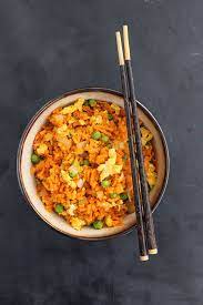 Sweet Potato Fried Rice Inspiralized Healthy Veggie Forward Recipes With A Bit Of Motherhood Realness Recipe Sweet Potato Recipes Sweet Potato Rice Sweet Potato Fries