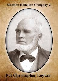 Christopher Layton was born 8 March 1821 in England, one of seven children.  In an autobiography he noted “There were no schools in our village so I had  no chance for an