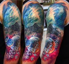 This places this episode after cold fire in that book, which it incorrectly places as stardate 49040. Space Tattoo By Nikasamarina On Deviantart Weltraum Tattoos Armeltatowierungen Tattoos Manner