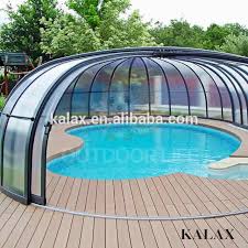 Source Polycarbonate Swimming Pool Cover Roof Retractable Aluminum Telescopics Pool Enclosure On M Alibaba Com Pool Pool Enclosures Best Above Ground Pool